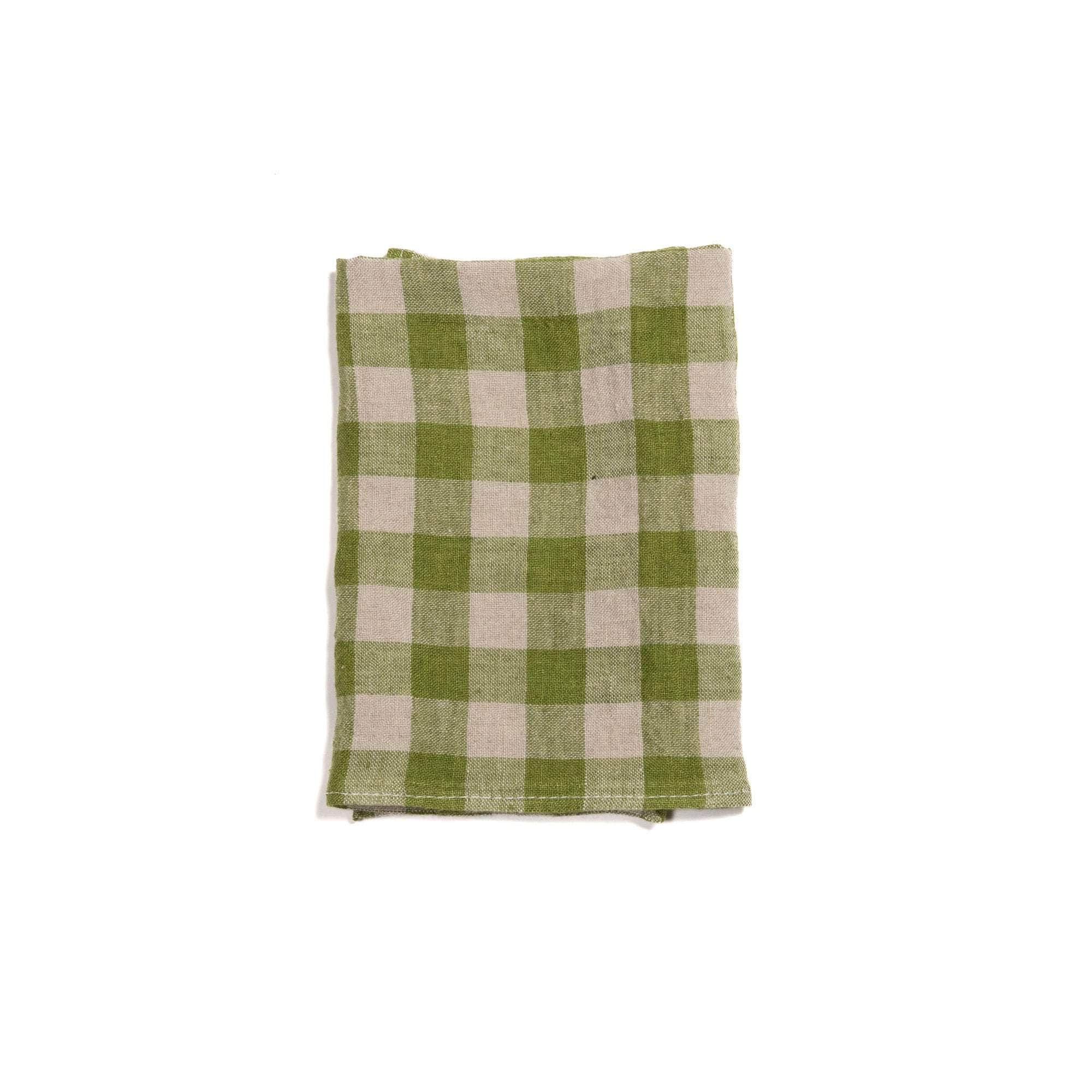 Linen Napkins in Granny Smith (Set of 2)