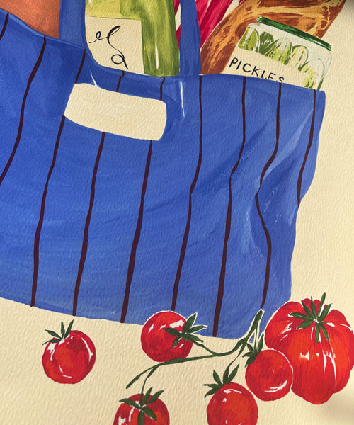 Off to Market' Print