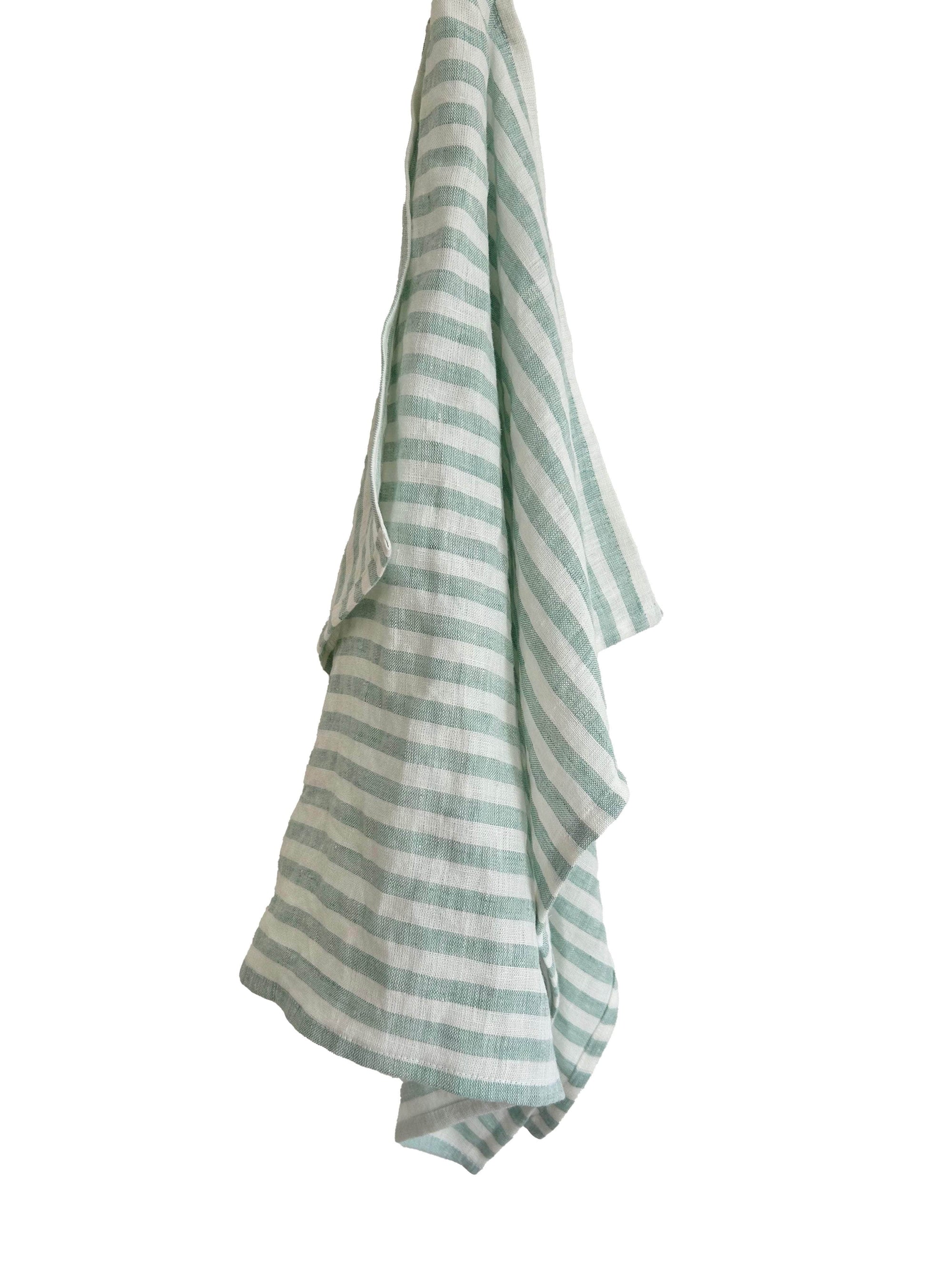 Linen Stripe Tea Towel