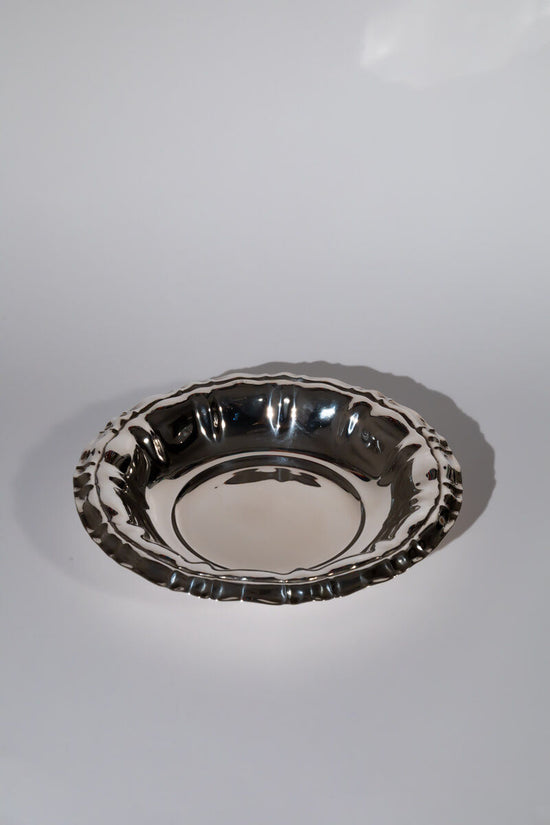 Mid-century Adorned Silver Tray