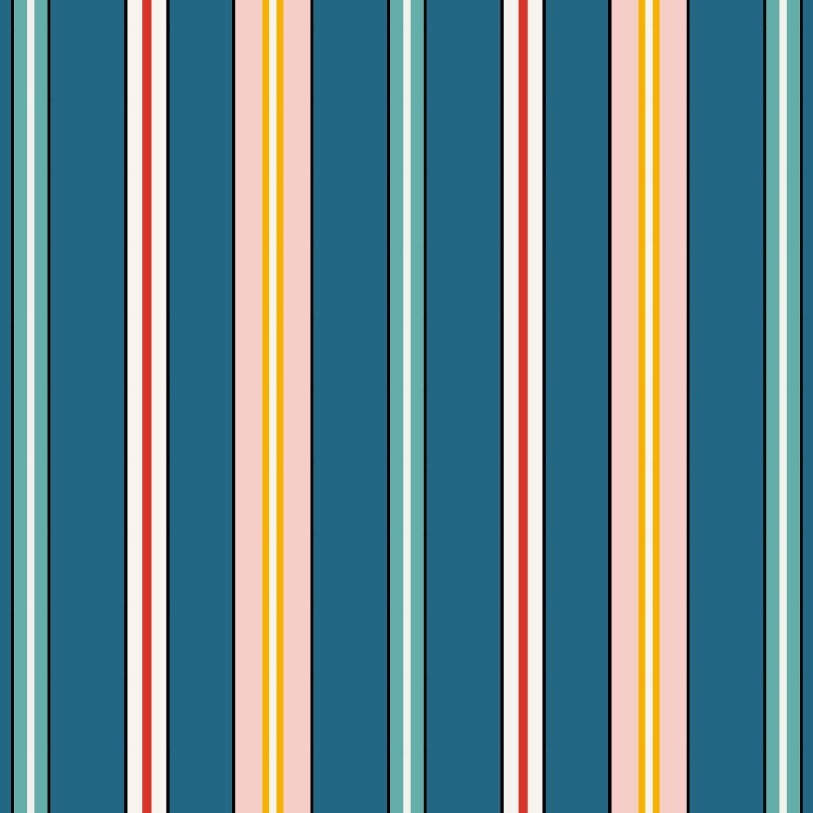 Sporty Stripes - Blue