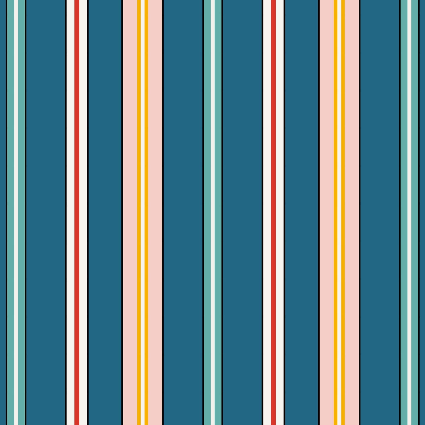Sporty Stripes - Blue