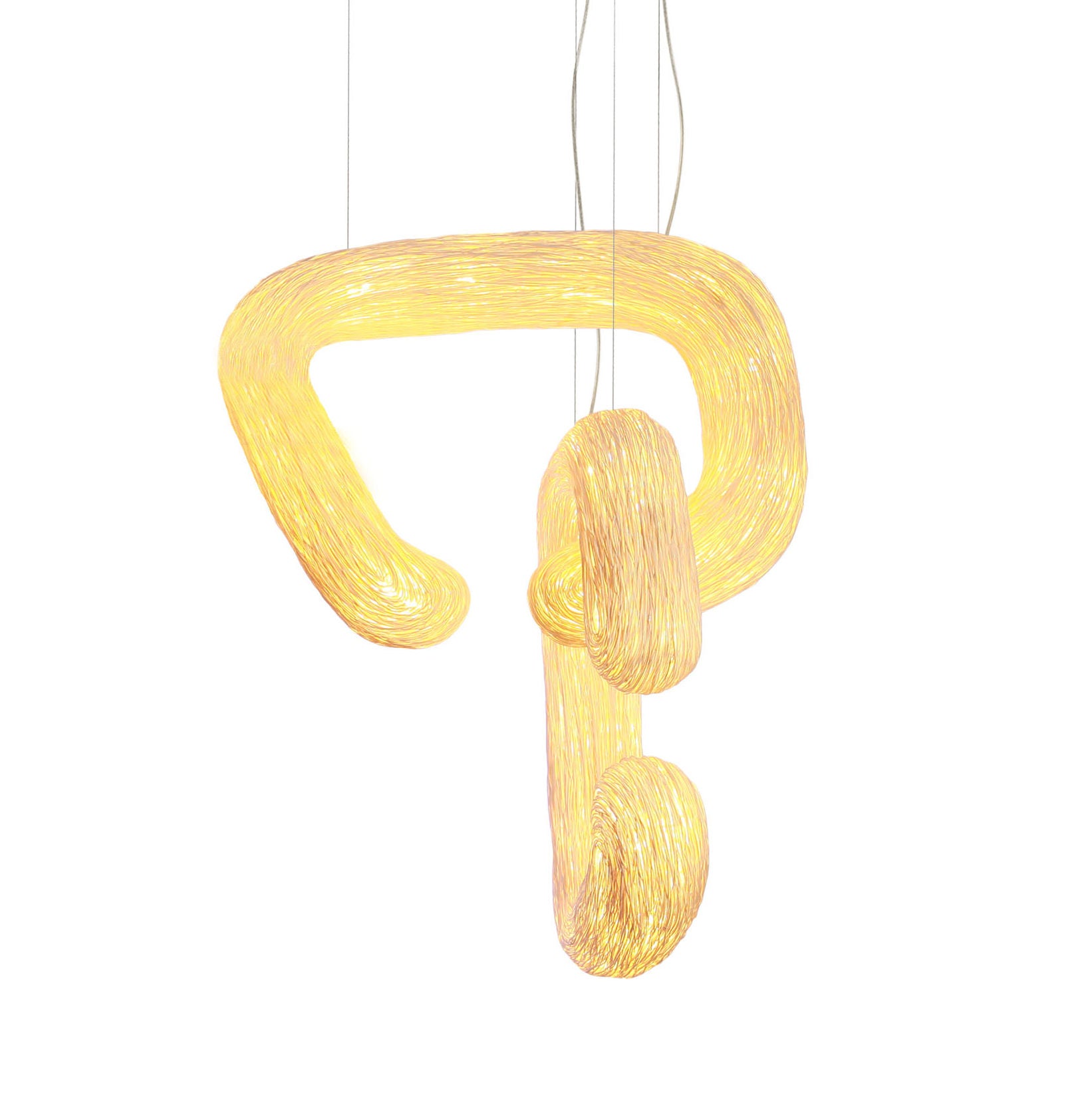 Set of 2 Orbette Pendant Lights by Ango – Handwoven Rattan Sculptural Design