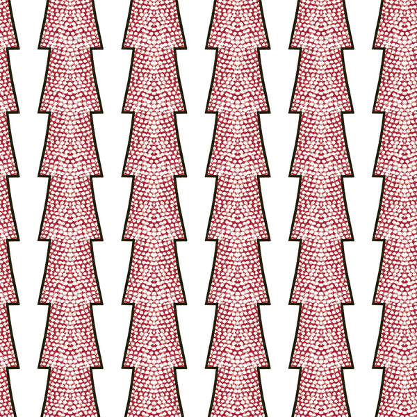 Spot and Arrow Wallpaper - Red