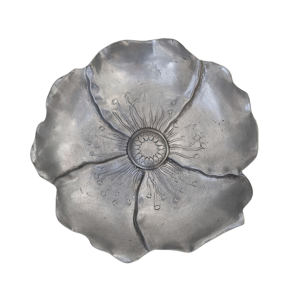 Flower Pewter Vide Poche