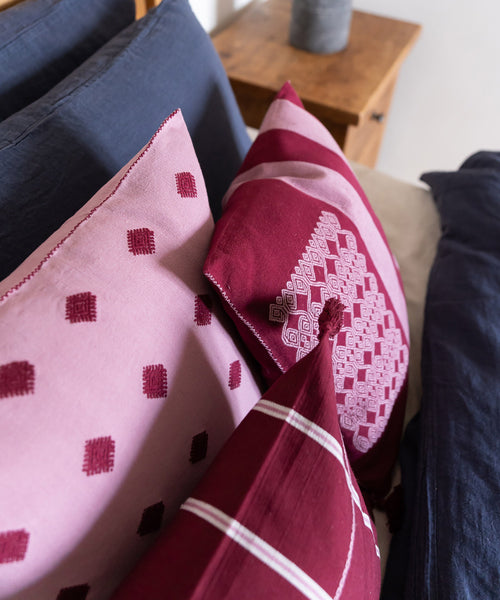 Rayas Stripe Zinacantan Handwoven Cushion Cover