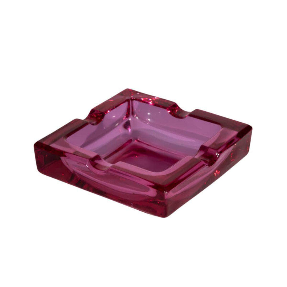 Mid-Century Pink Art Glass Catch-all