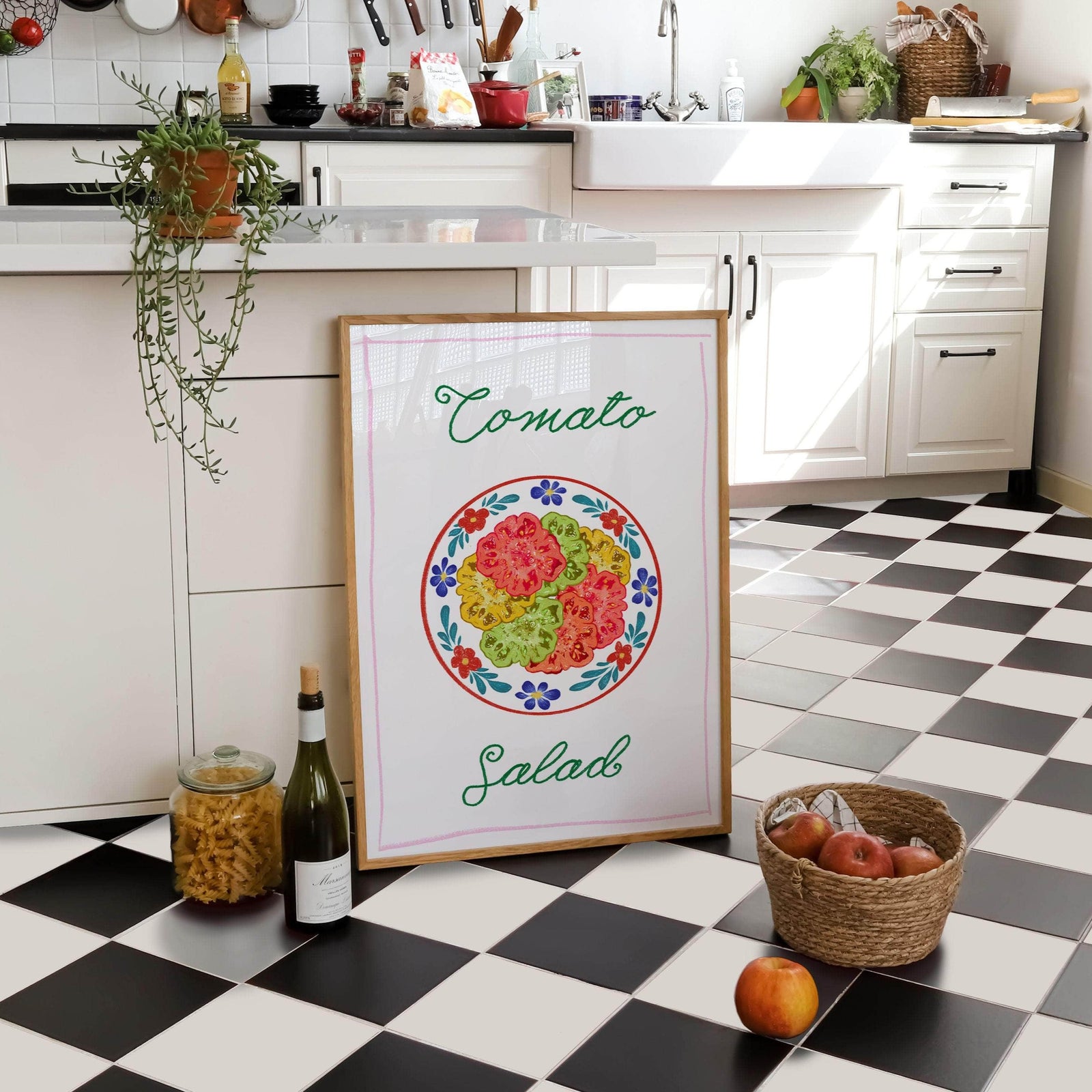 Tomato Salad Art Print