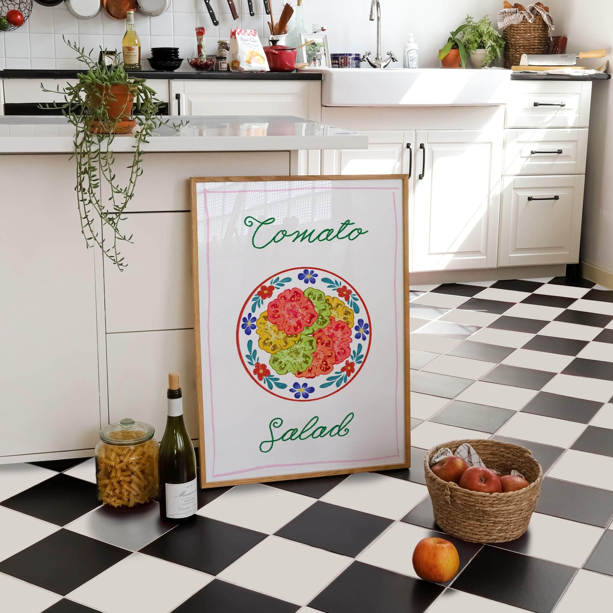 Tomato Salad Art Print