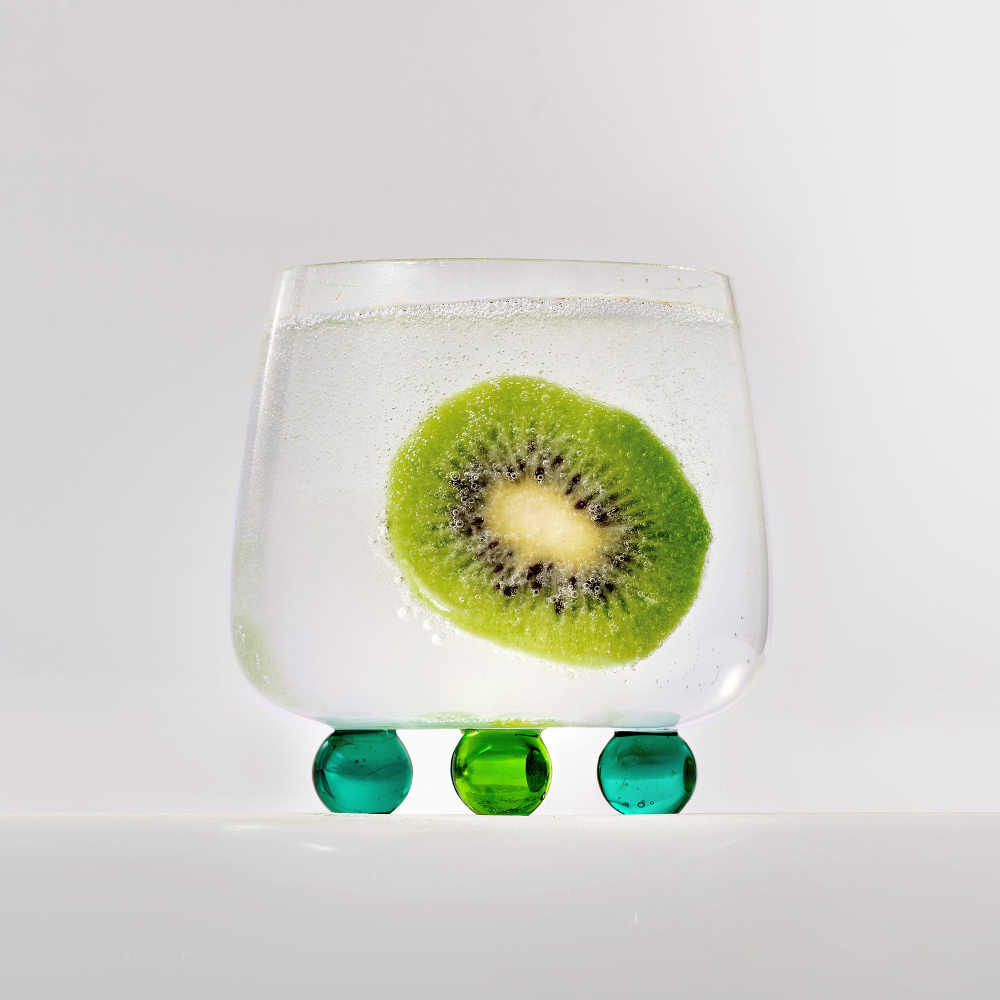 Midori Cocktail & Wine Glass