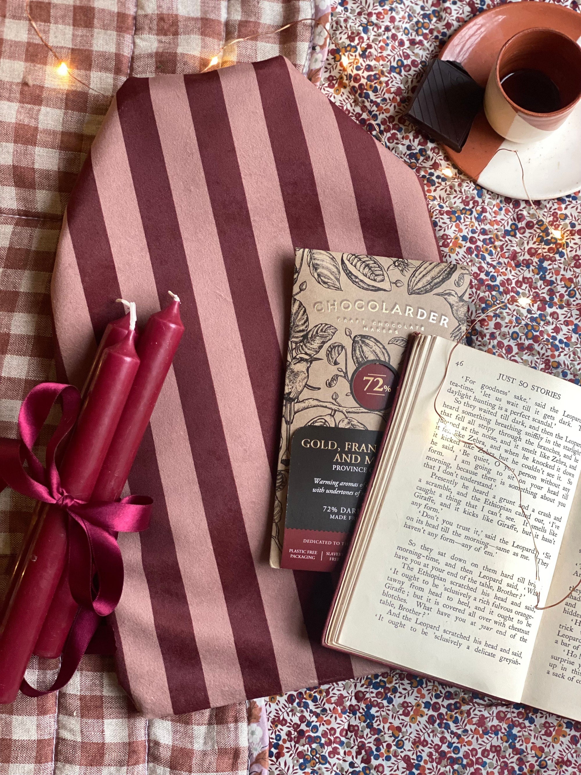 Velvet Hot Water Bottle Cover