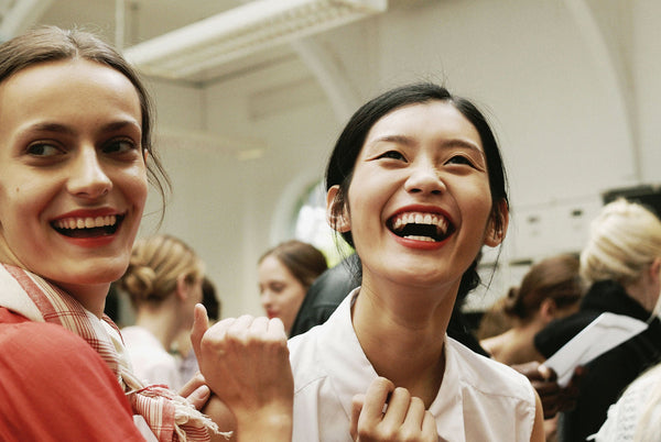 Backstage at Margaret Howell