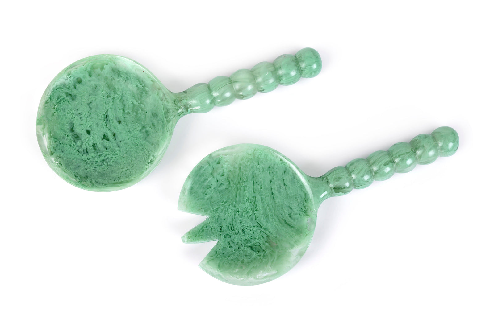 Resin Salad Server-Green (Set of 2)