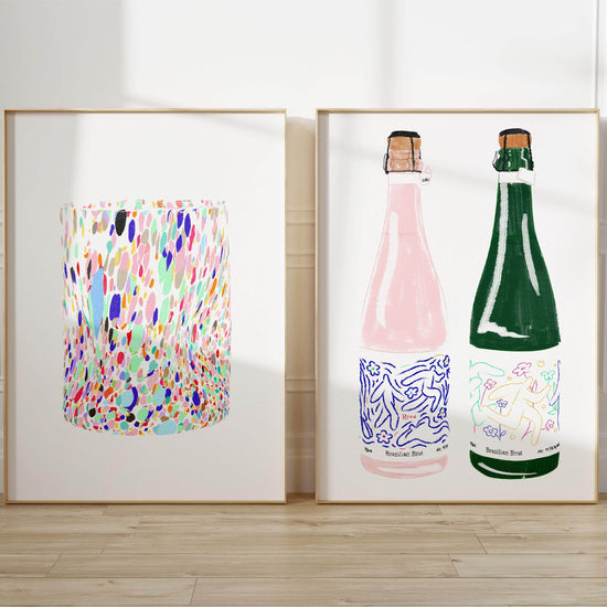 Speckled Glass Art Print