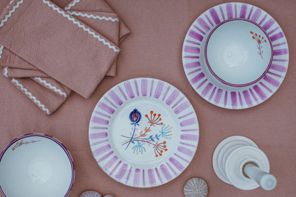 Lilac Dessert  Plate – The Portuguese Chitas