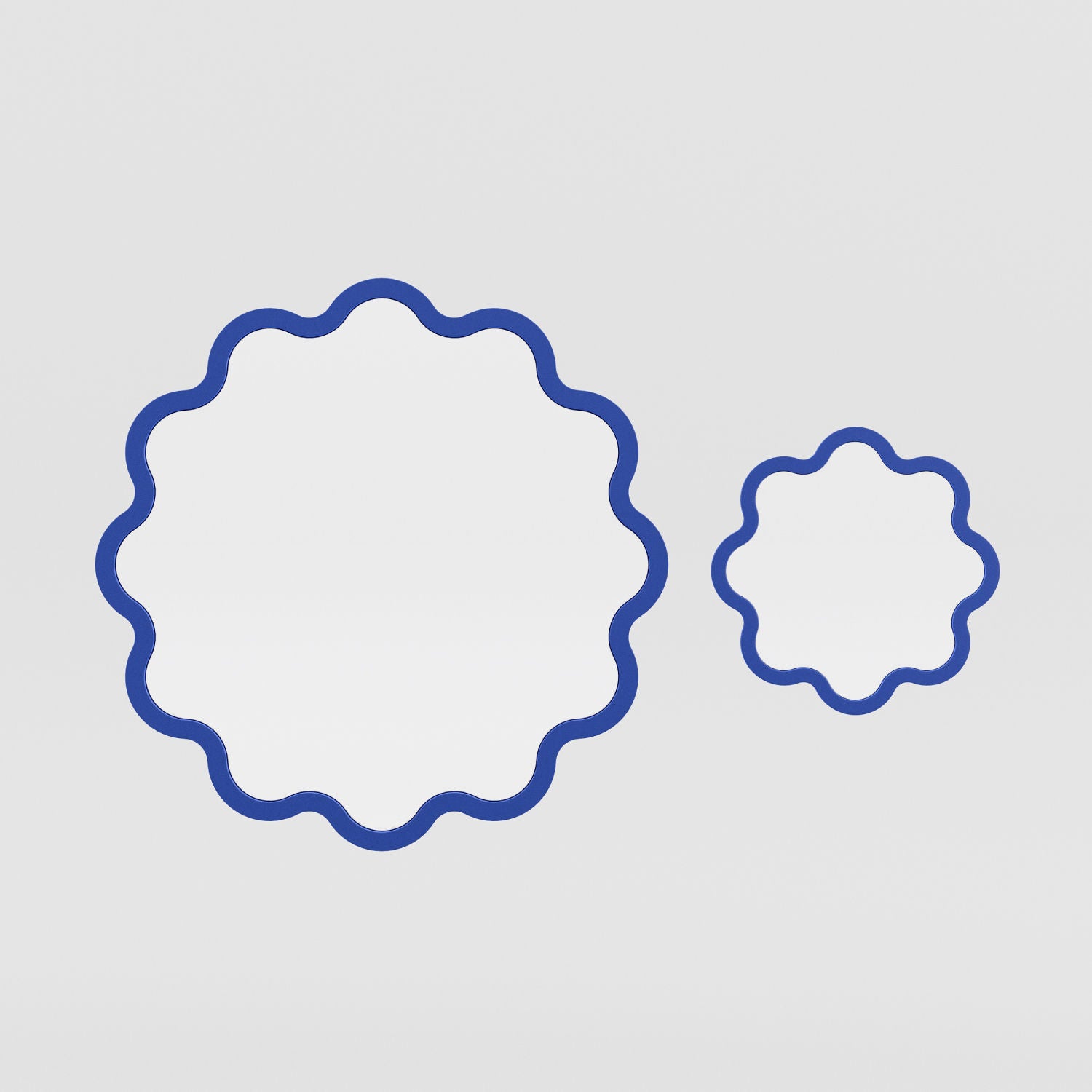 Hvyli Round 90 - Wavy Mirror