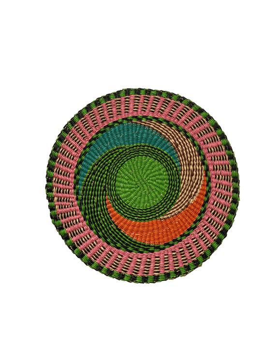 Colourful Placemats - Green Swirl | Set of 2