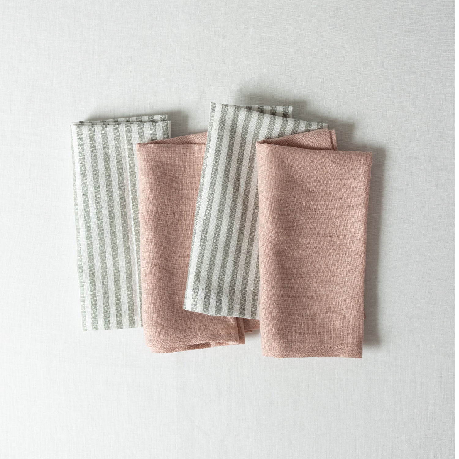 Pale Pink Napkins (Set of 2)