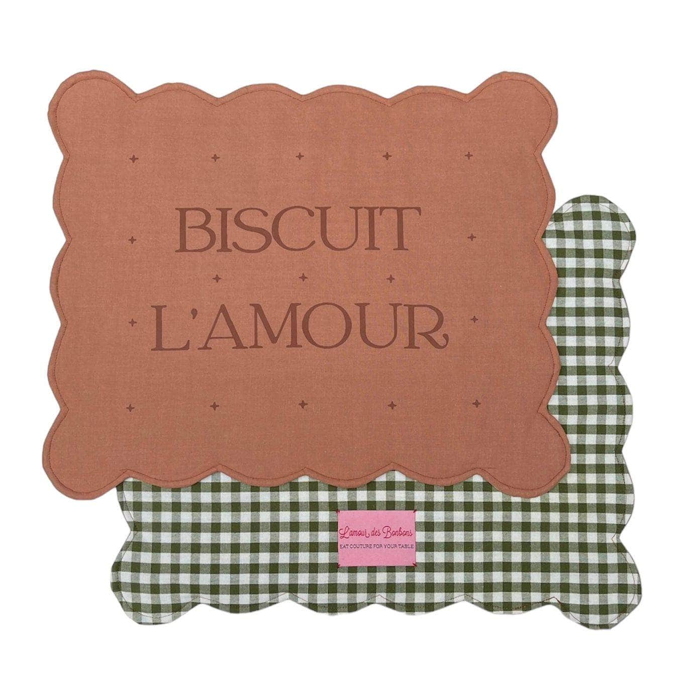 Biscuit L'amour Placemat Green