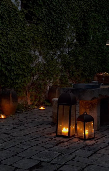 Large Kaffe Haus Iron Lantern