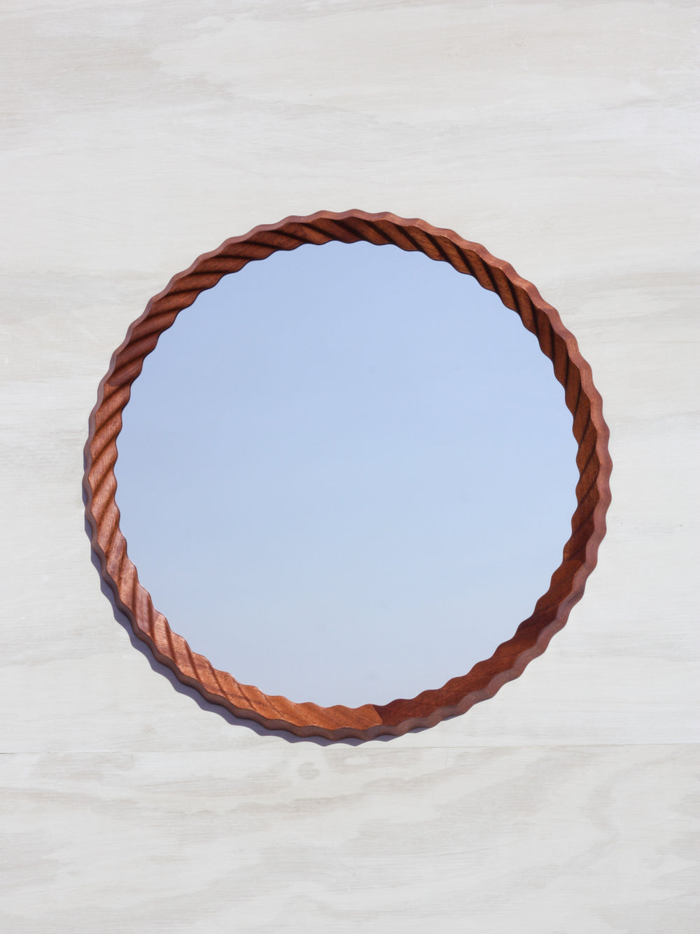 Kruller Midi Mirror - Sapele