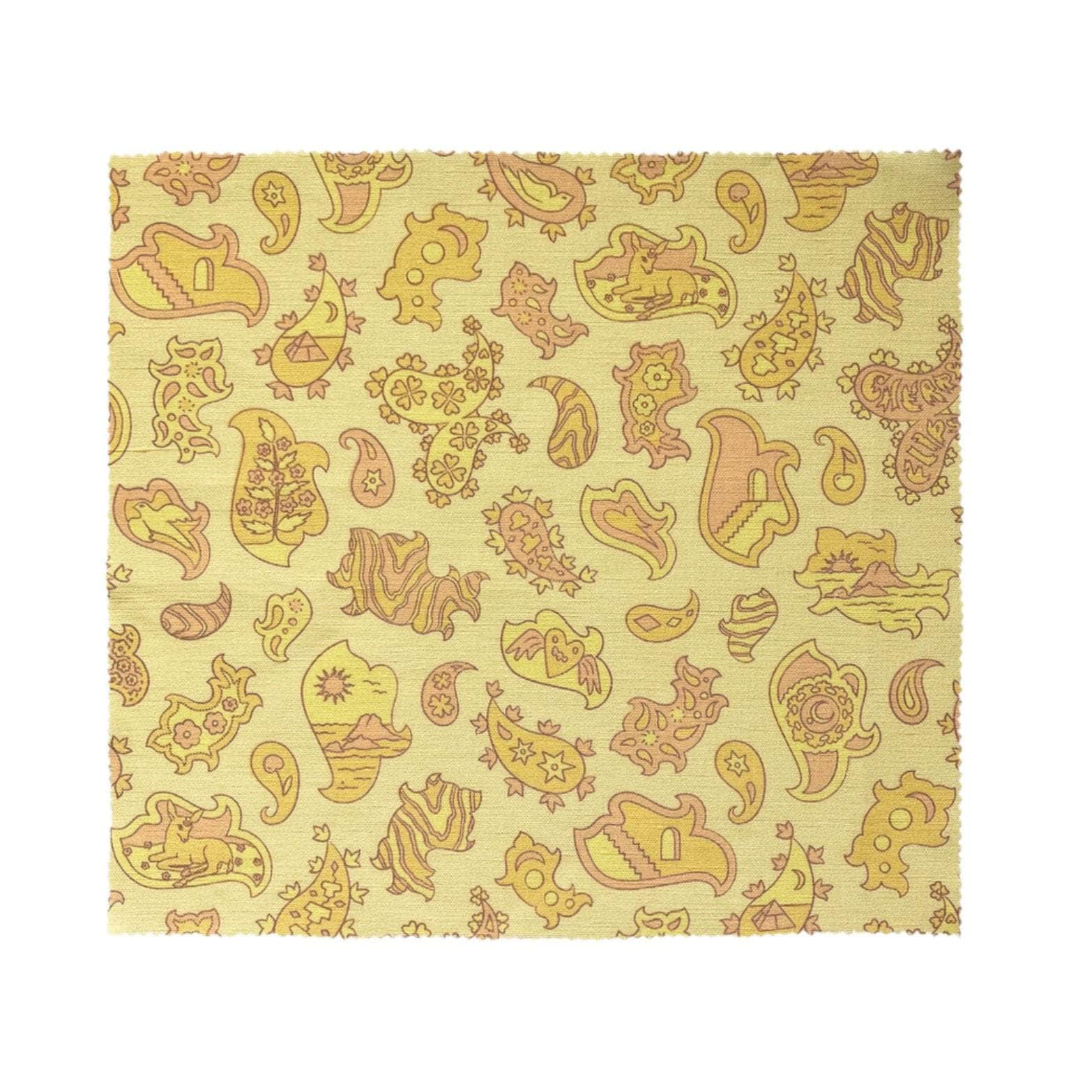Interiors Fabric- Signature Paisley in Soft Yellow/ Peach