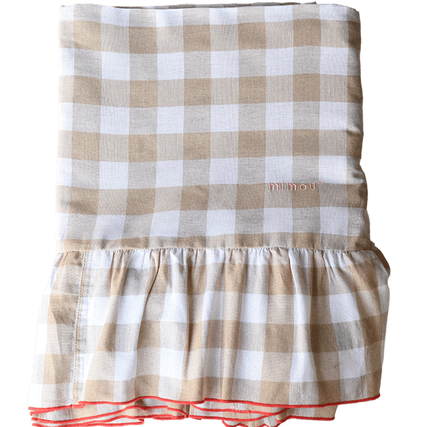 Tablecloth Ruffle Check
