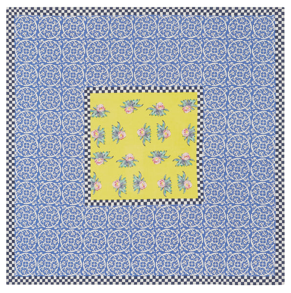 Cotton Cloth 180x180cm tiles yellow