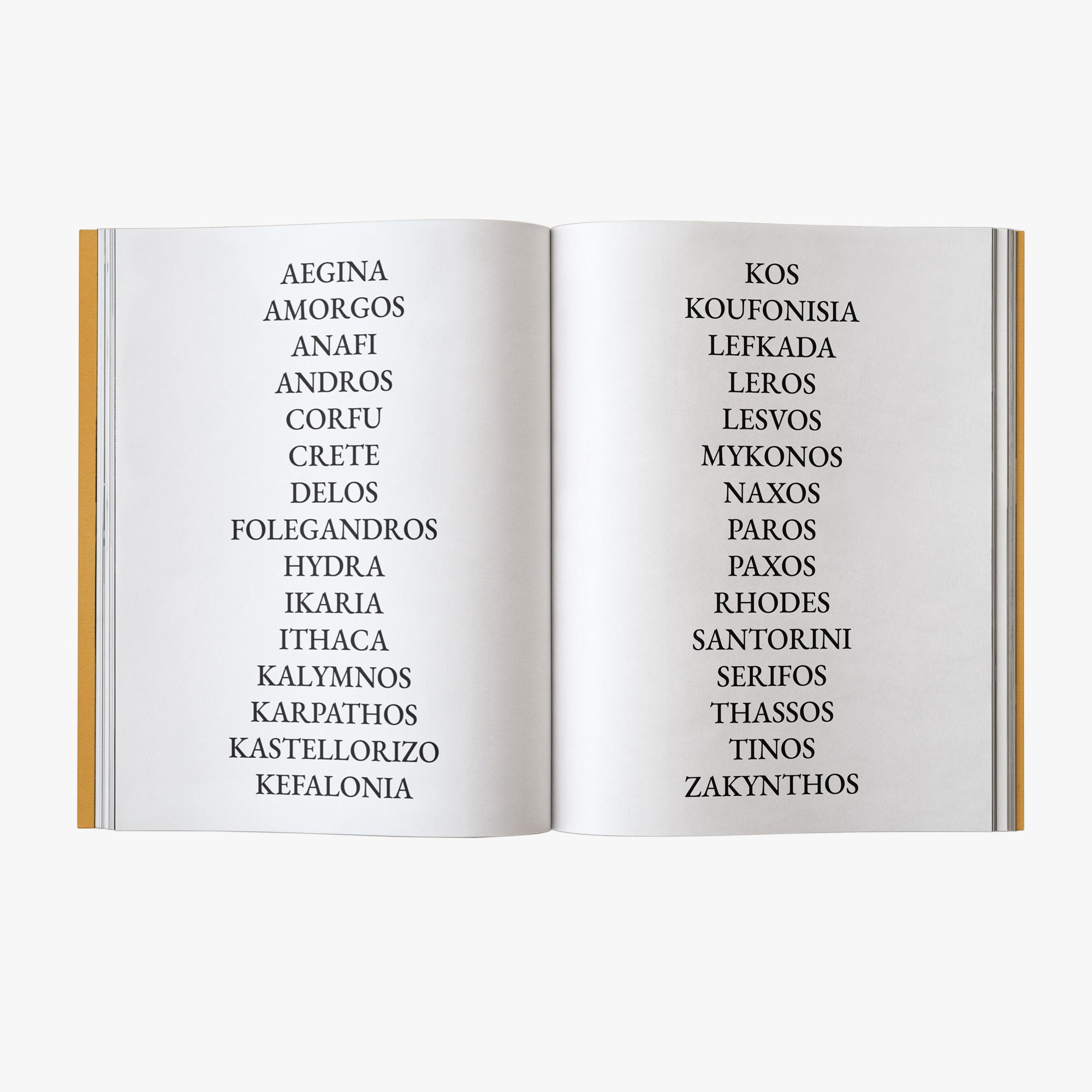 Greek Island Sketches Book