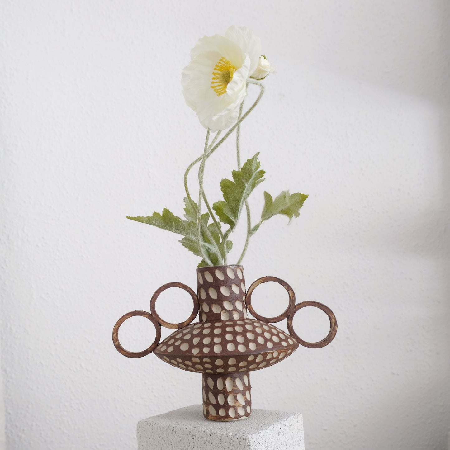 Zebrino - Carved Vase - Vorarlberg Wild Clay