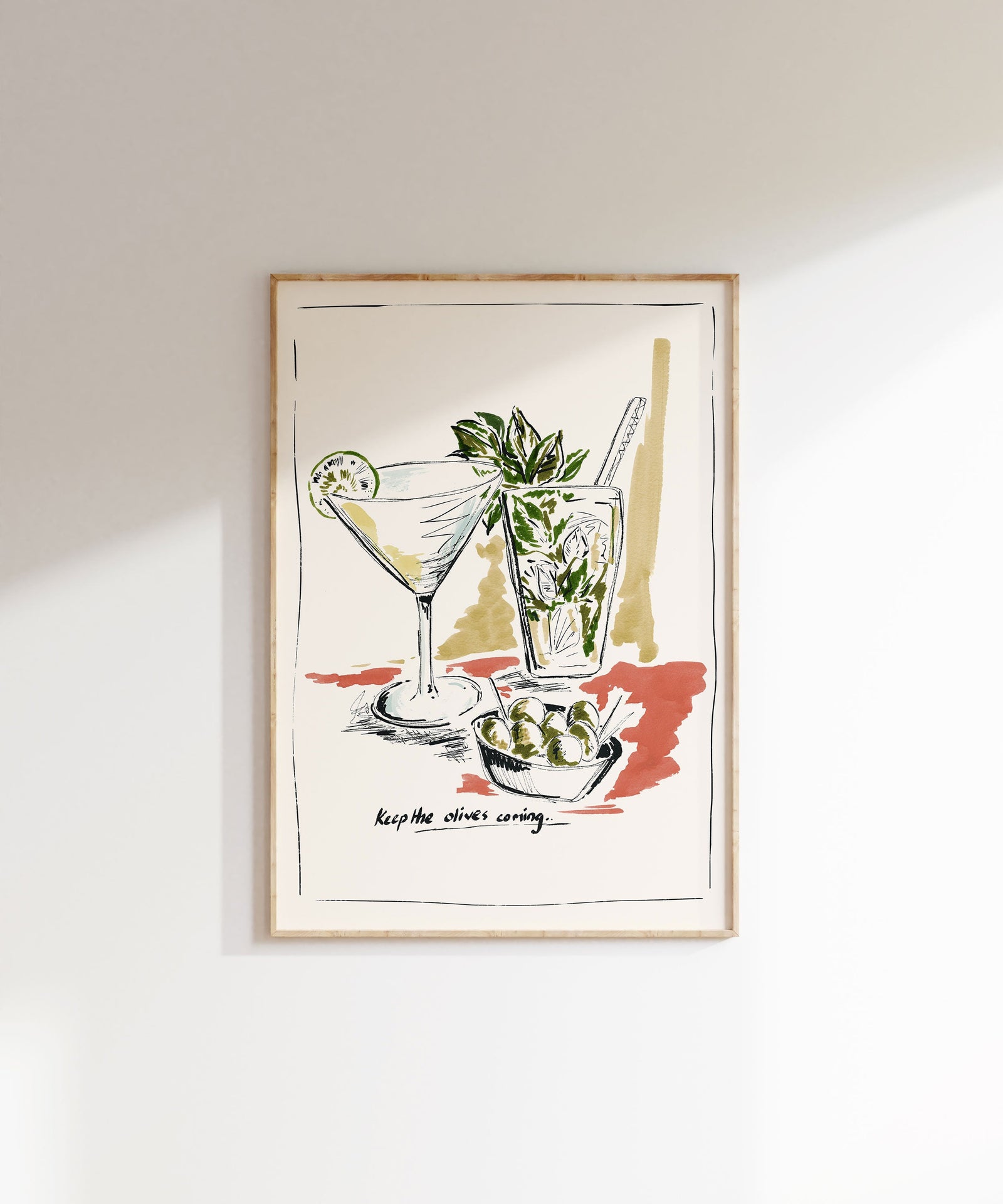 Keep the Olives Coming' Print
