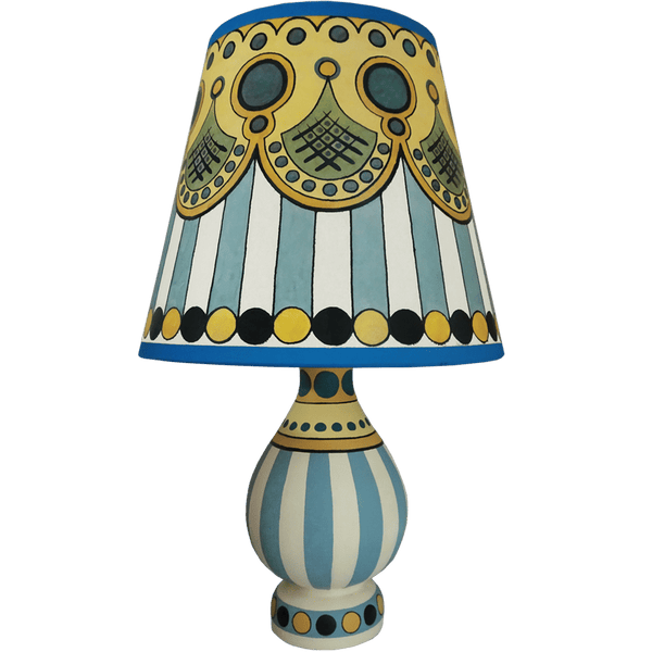 Marquee Hand Painted Vase Lamp