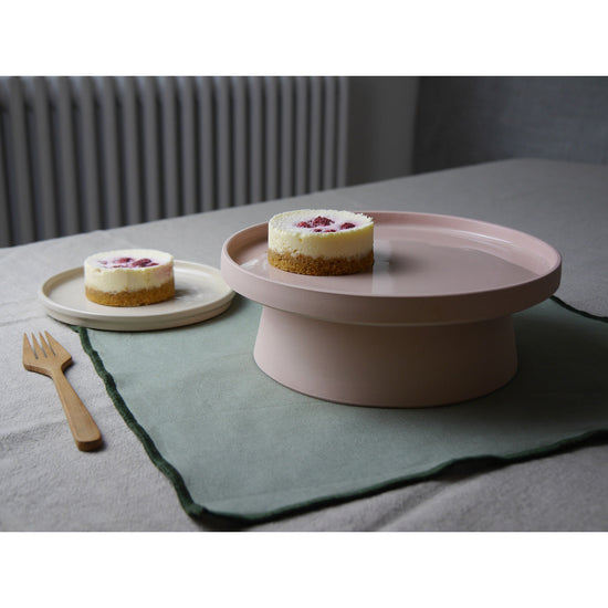 Large Ceramic Cake Stand, Blush