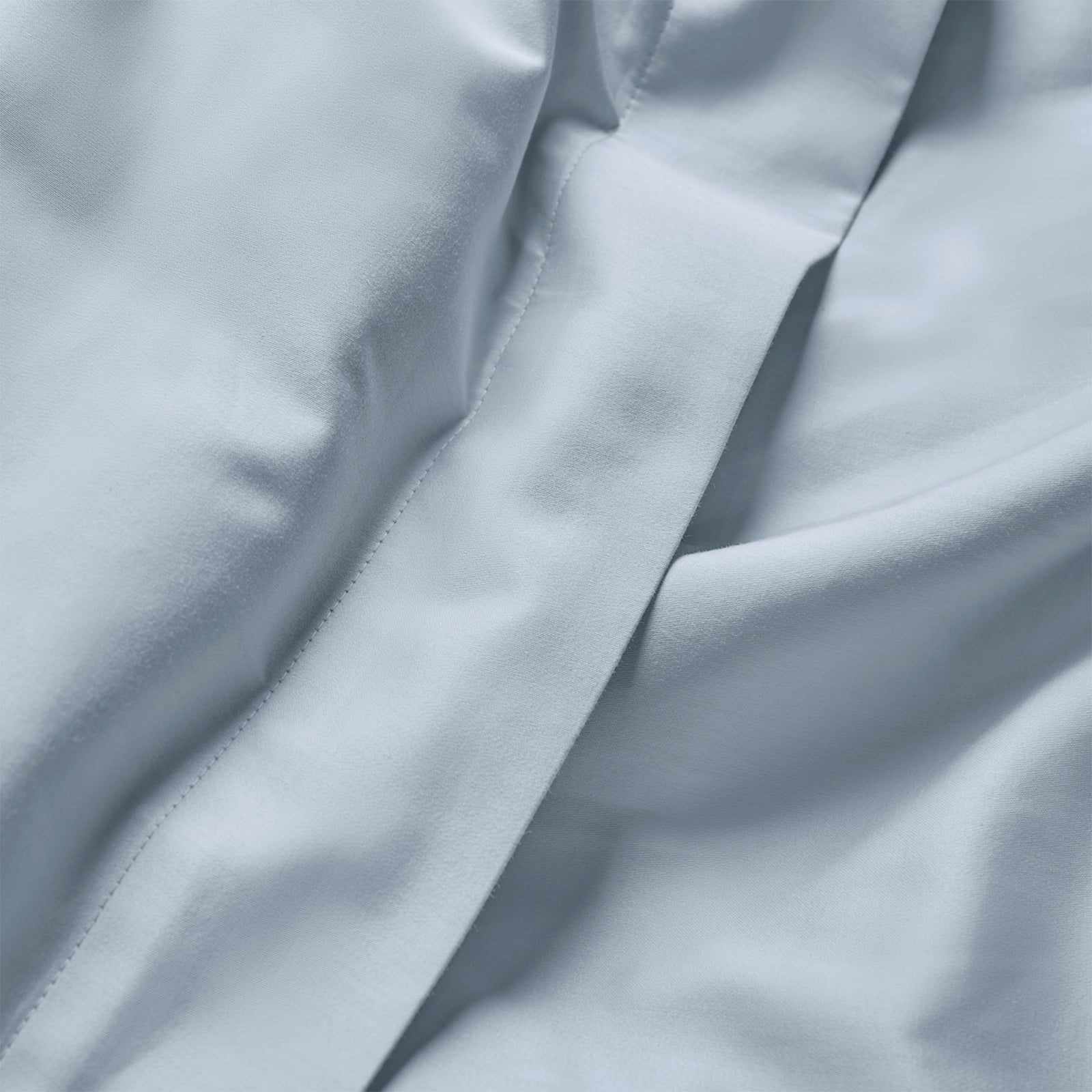 Luxury Organic Nordic Sky Edged Pillowcases