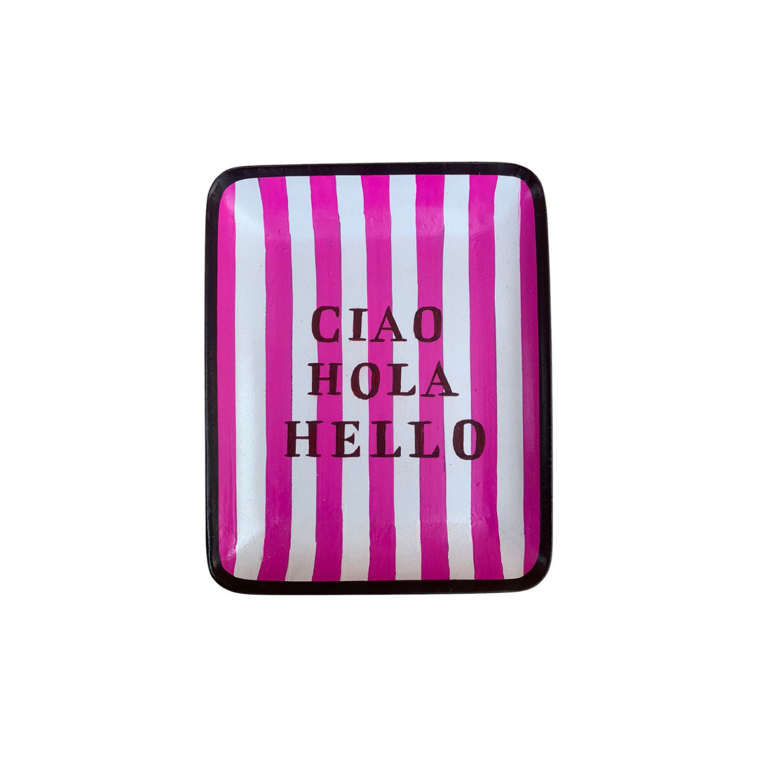 Hand-Painted Iron Vide-Poche – Ciao
