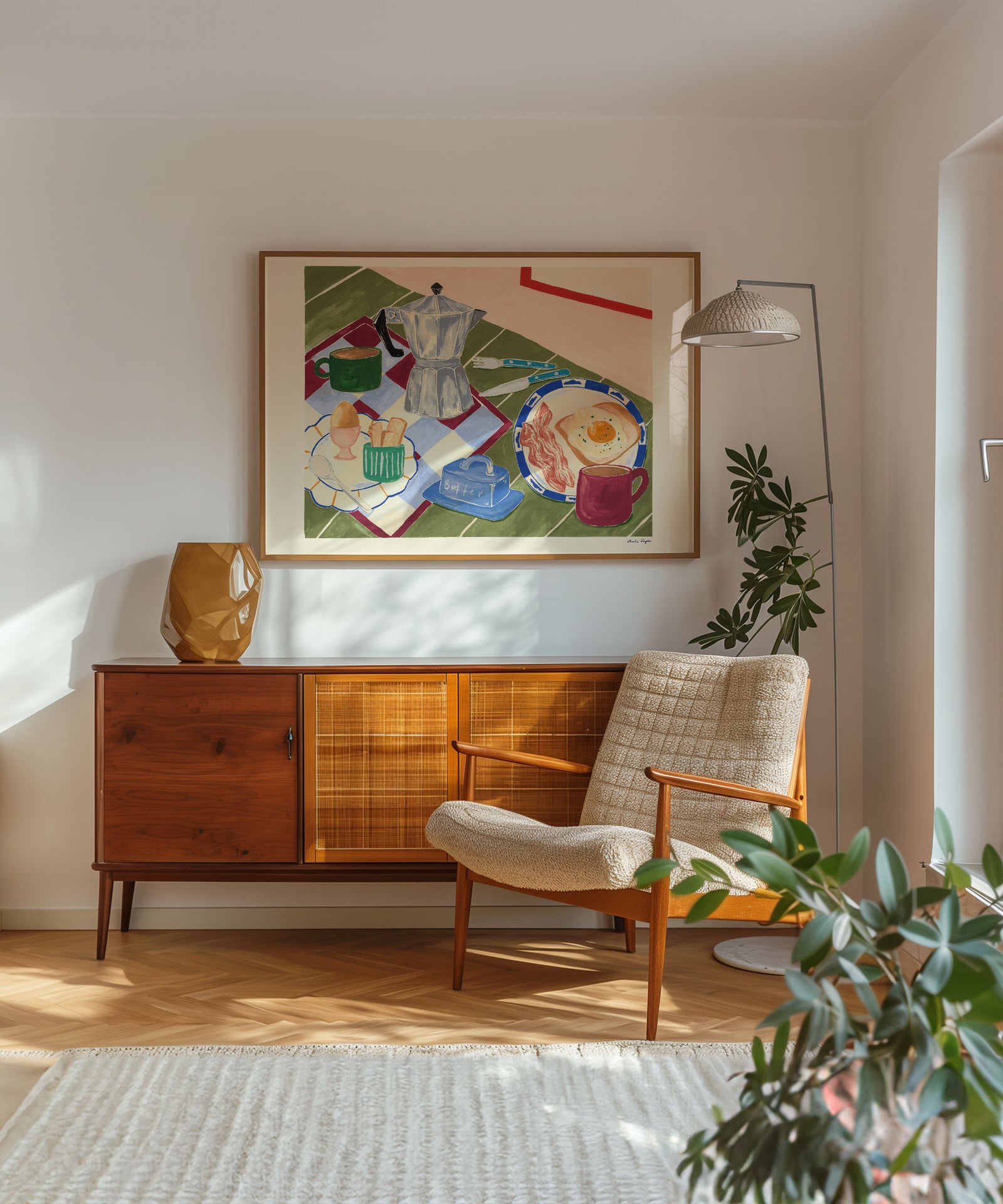 'Coffee and Eggs' Print