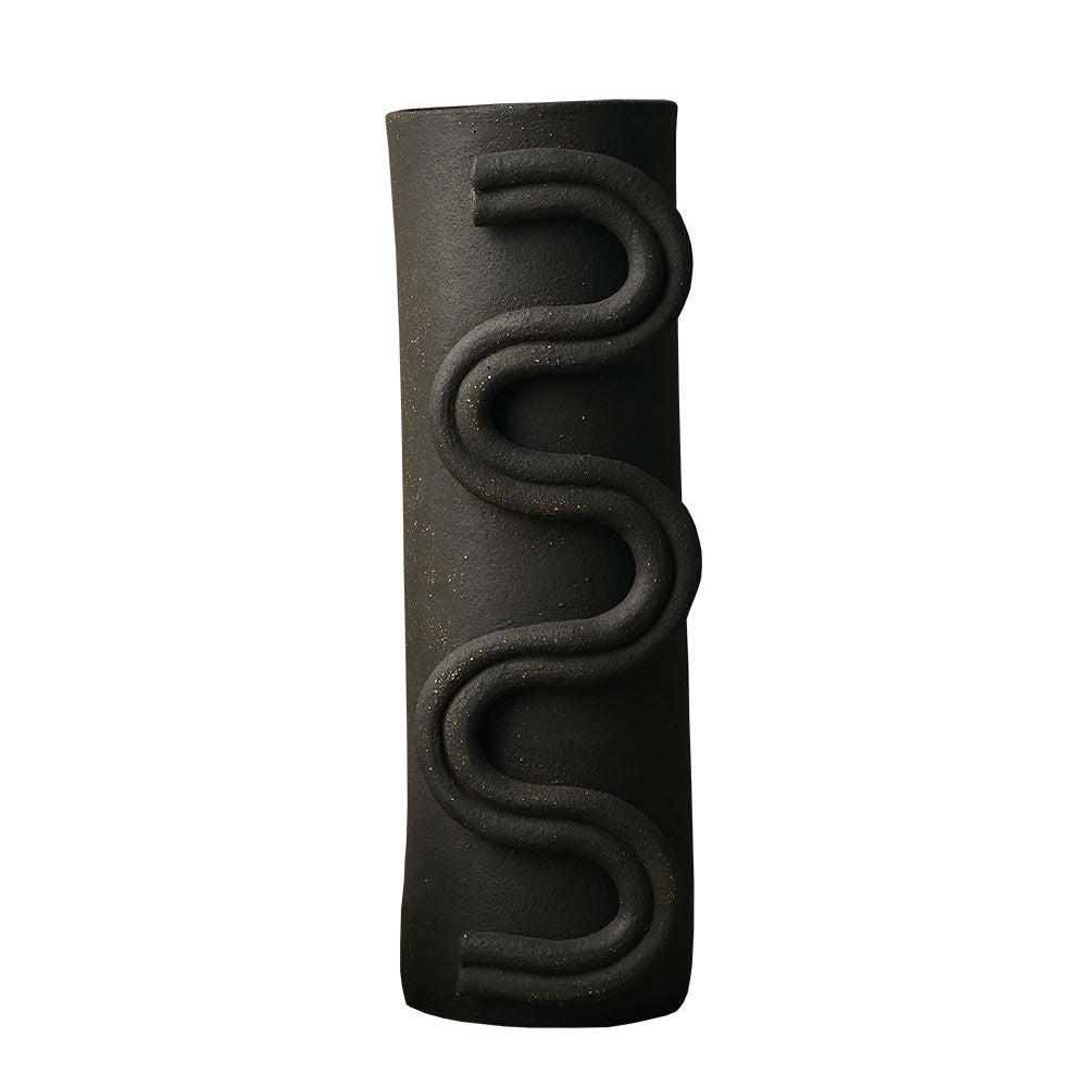 Sway Black Vase