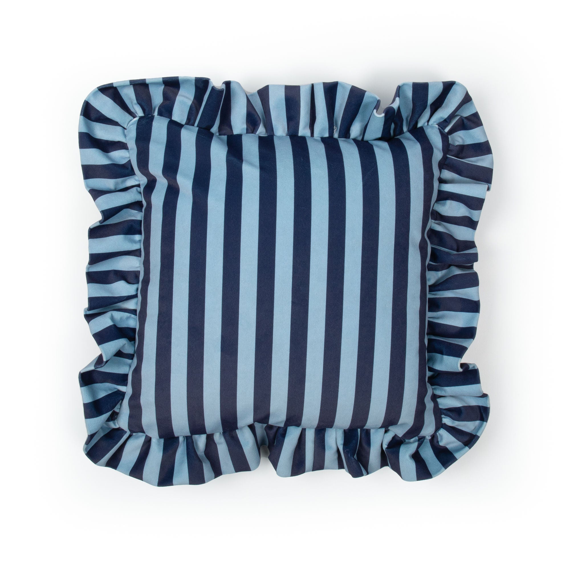 Velvet Ruffle Cushion in Louis