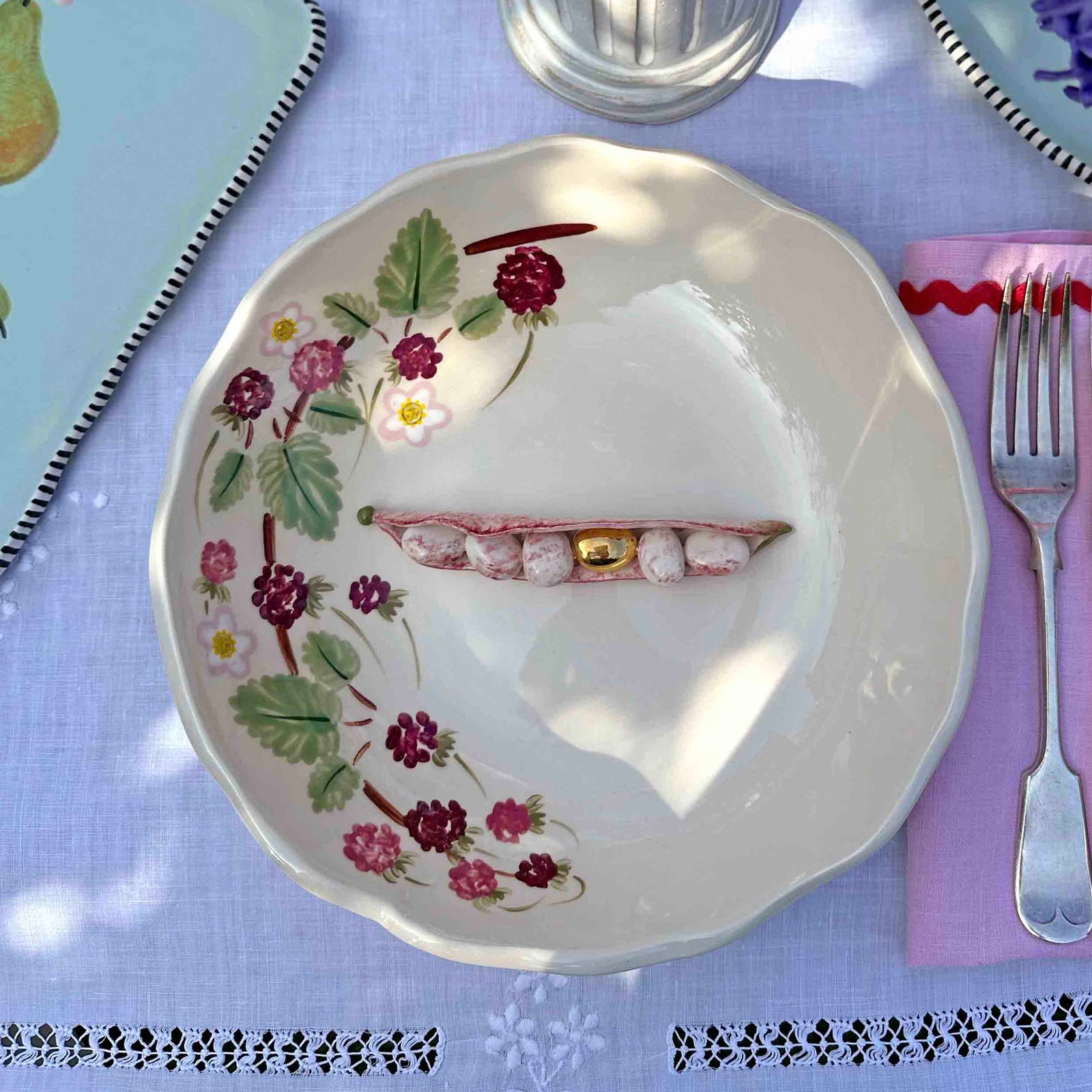 Ceramic Borlotti Bean