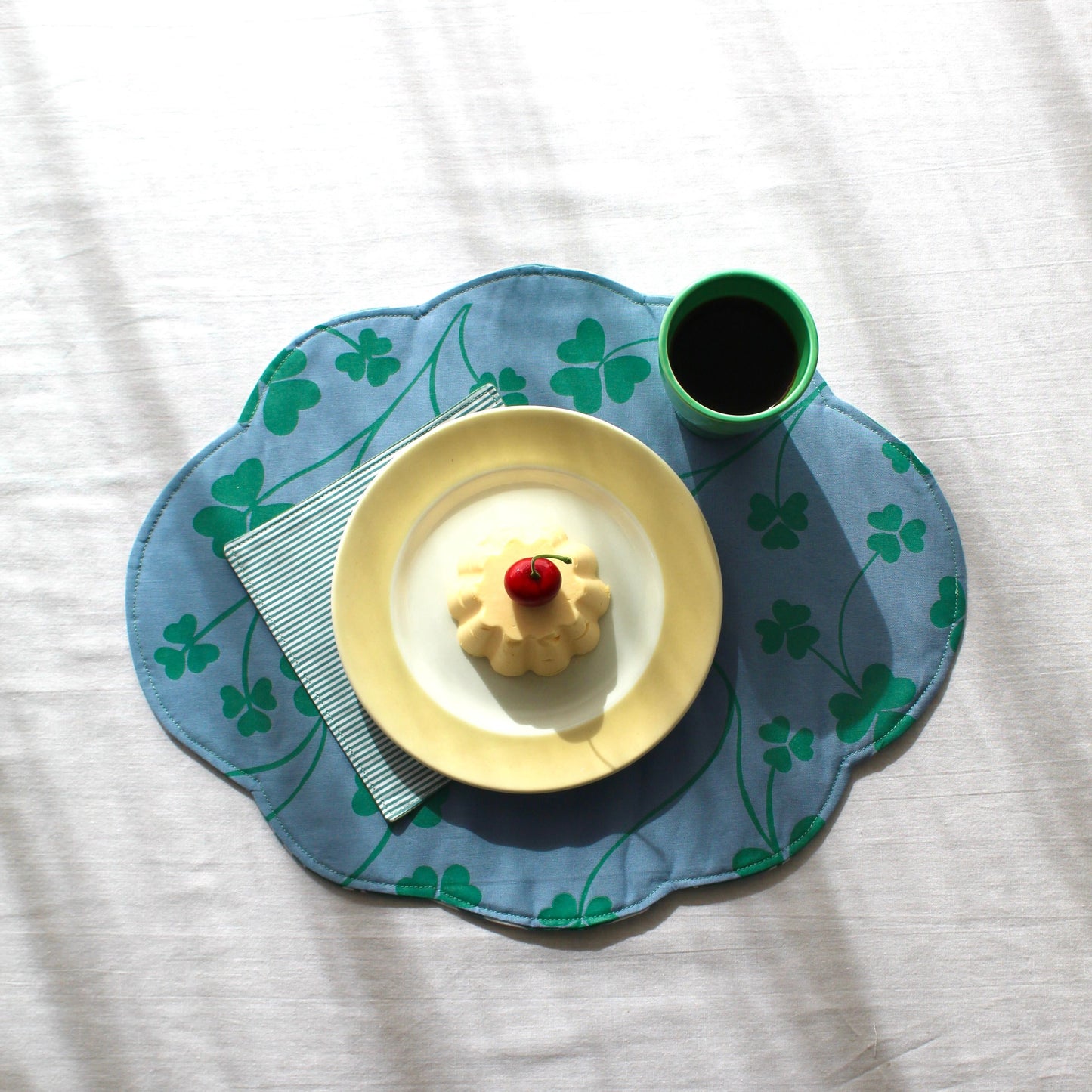 Trèfle Blue Placemat