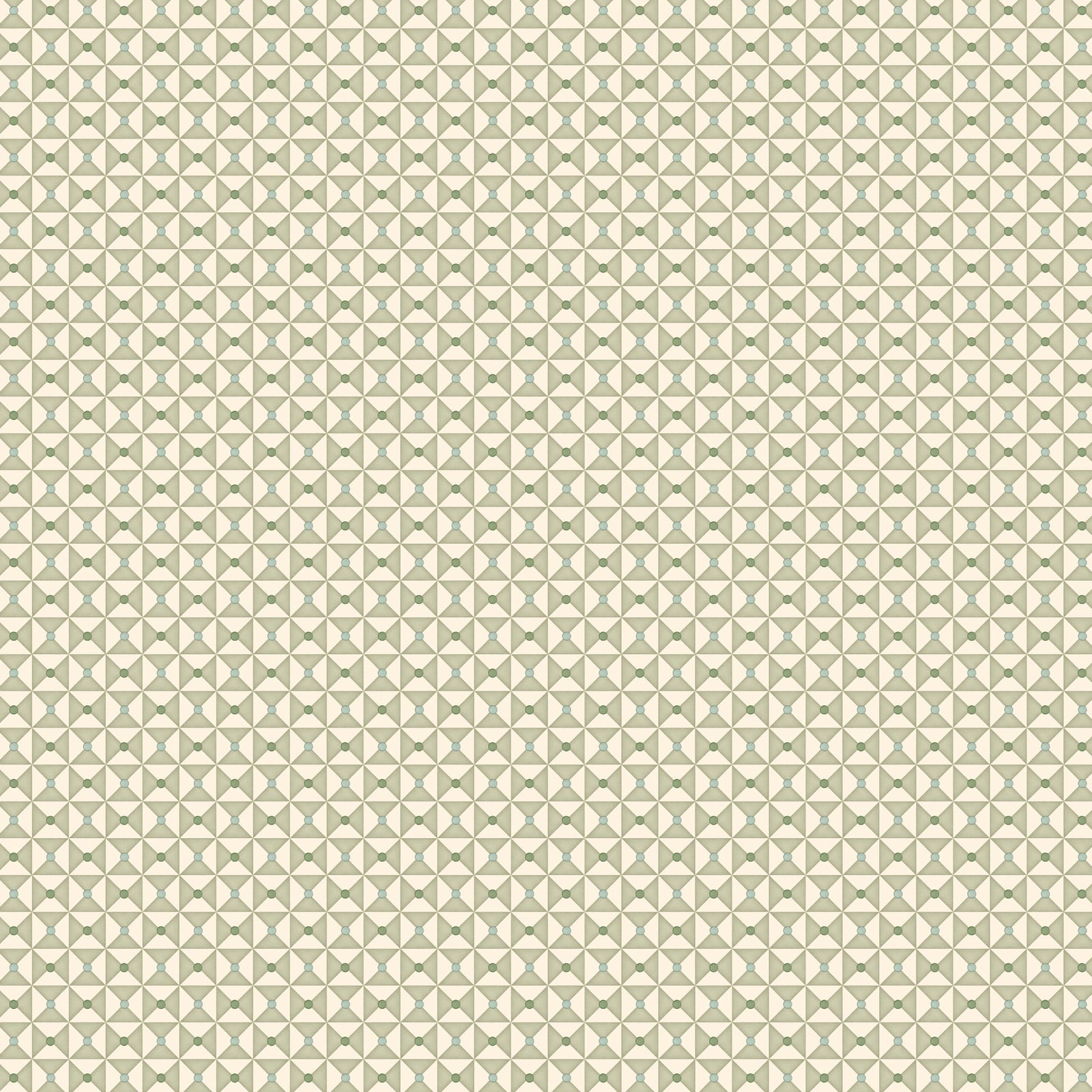 Broken Dishes Wallpaper - Serene Green