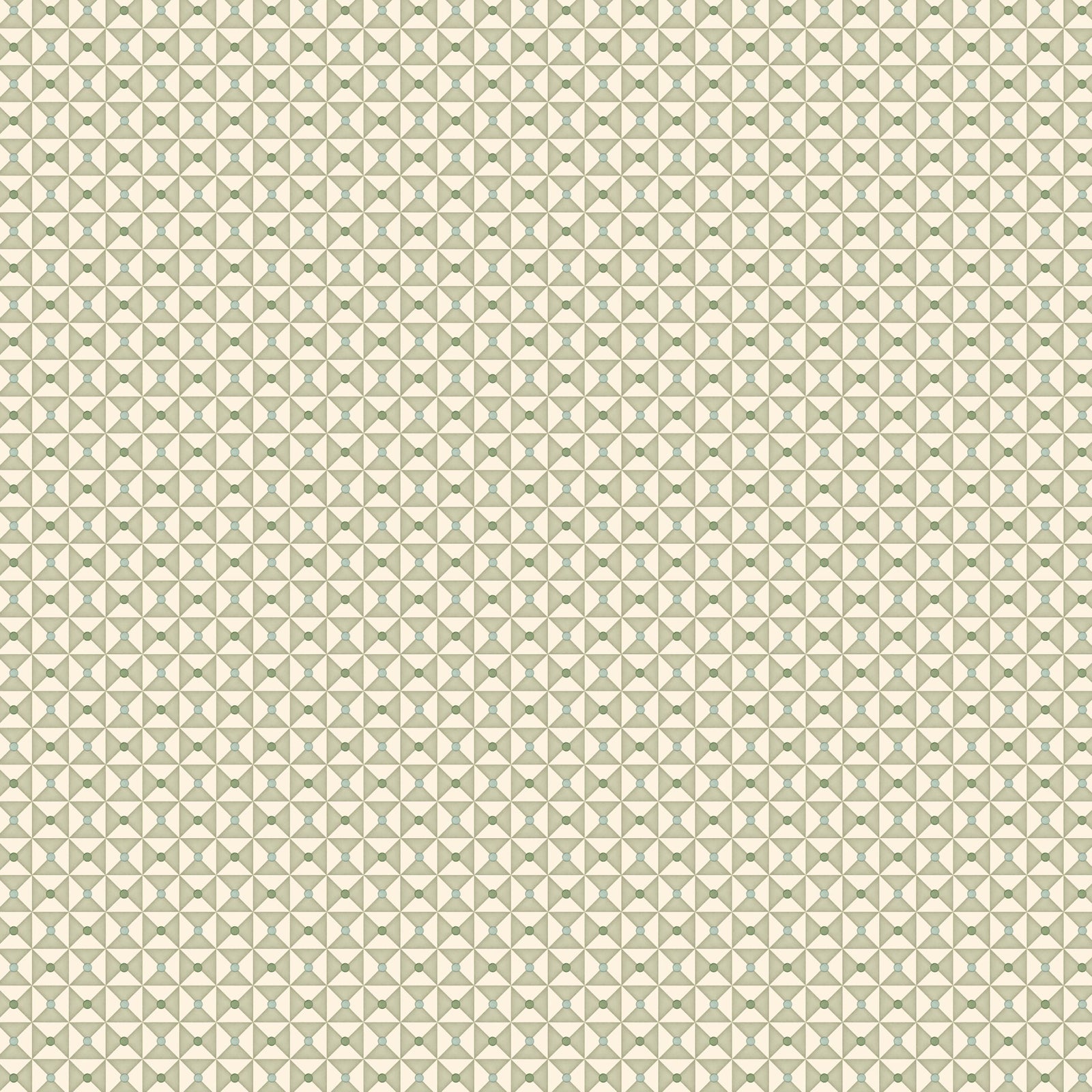 Broken Dishes Wallpaper - Serene Green