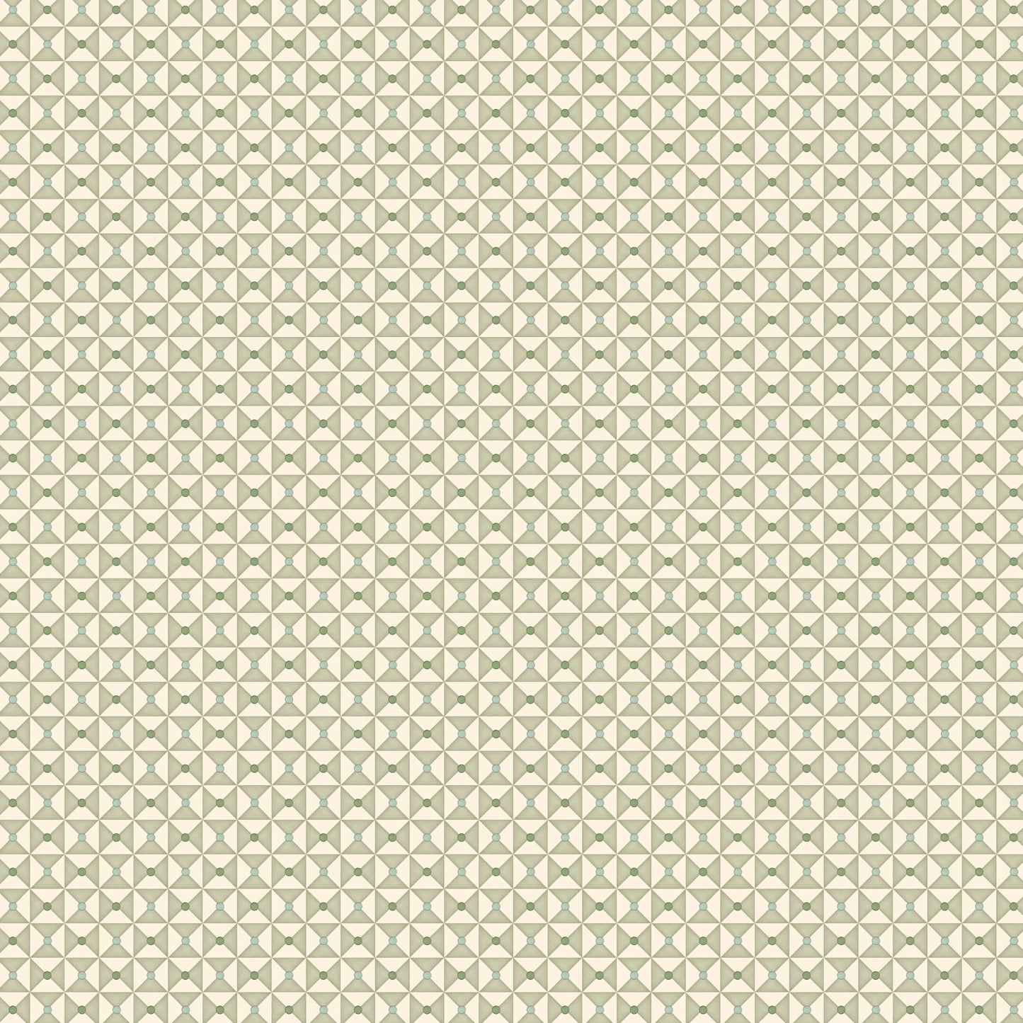 Broken Dishes Wallpaper - Serene Green