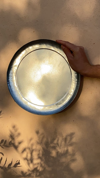 Handwrought Aluminium Placemat Tray