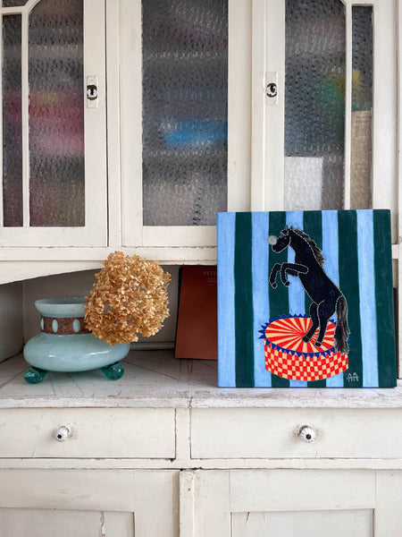 Striped Horse One, Original Painting