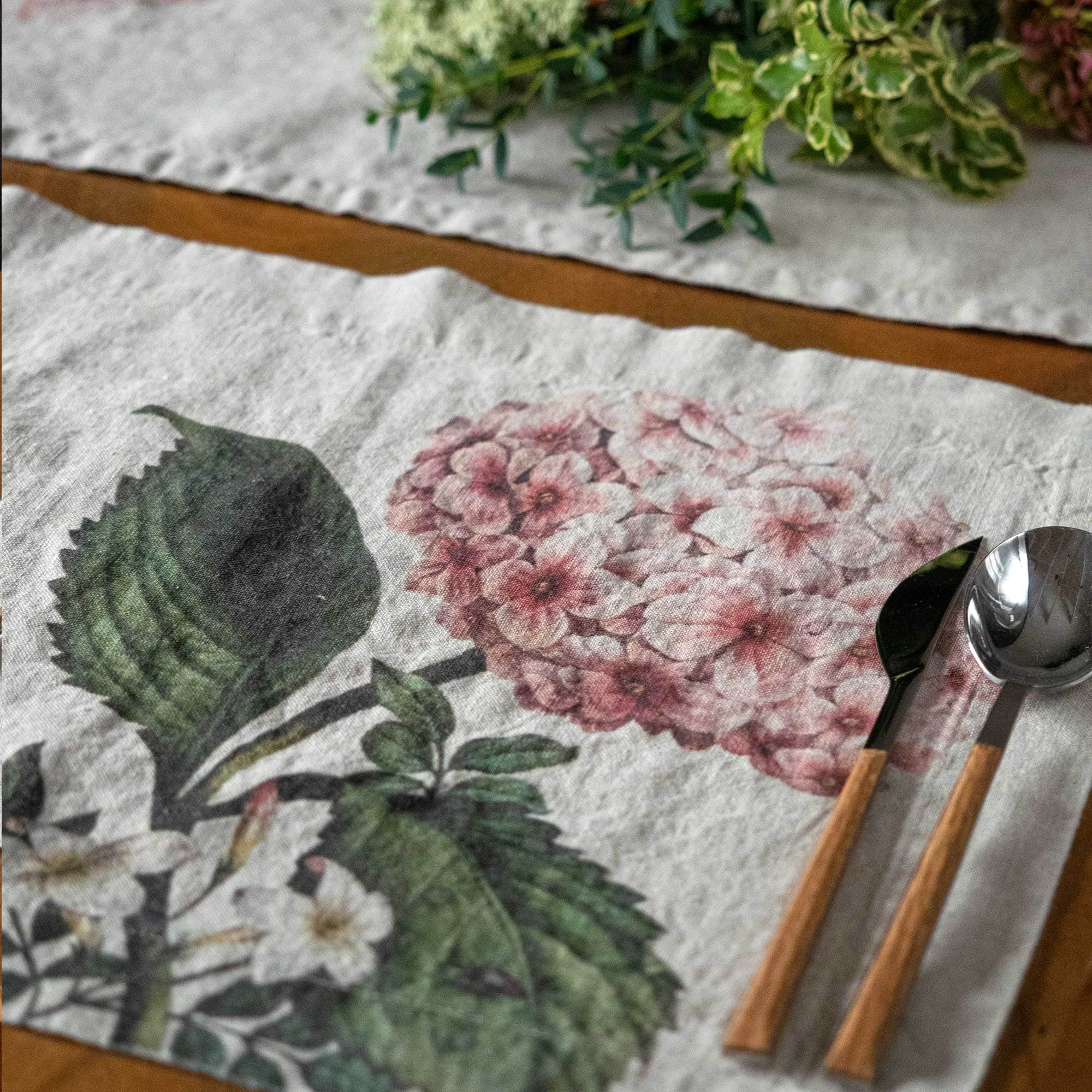 Linen Placemats HORTENSIA Set of 2