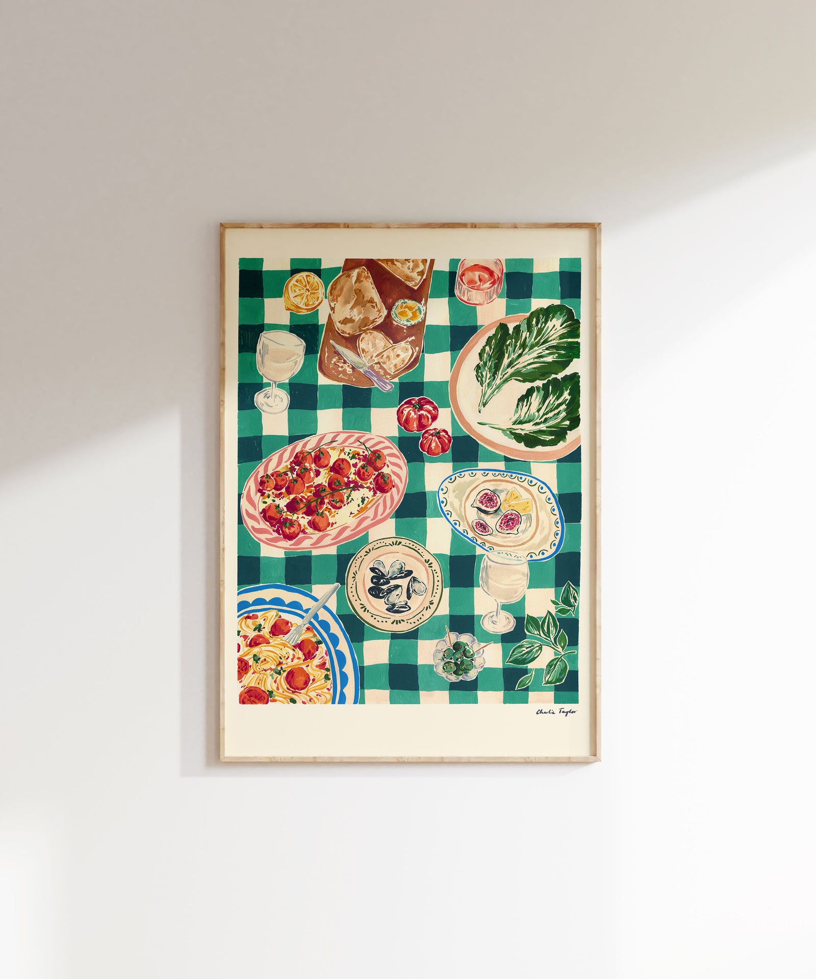Evening Alfresco' Print