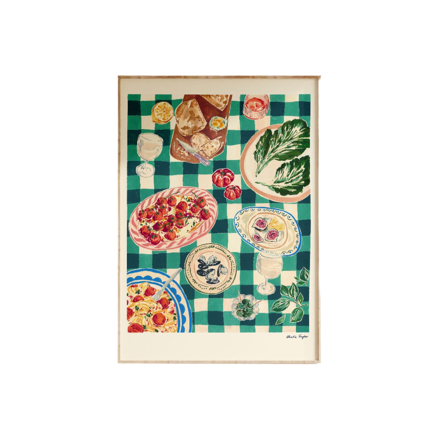 'Evening Alfresco' Print