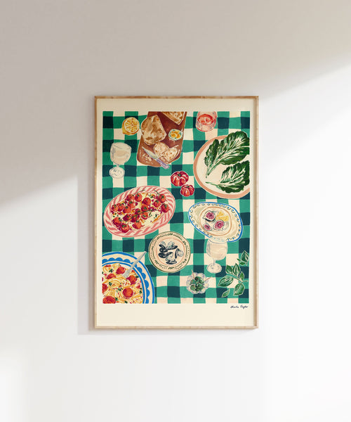 Evening Alfresco' Print