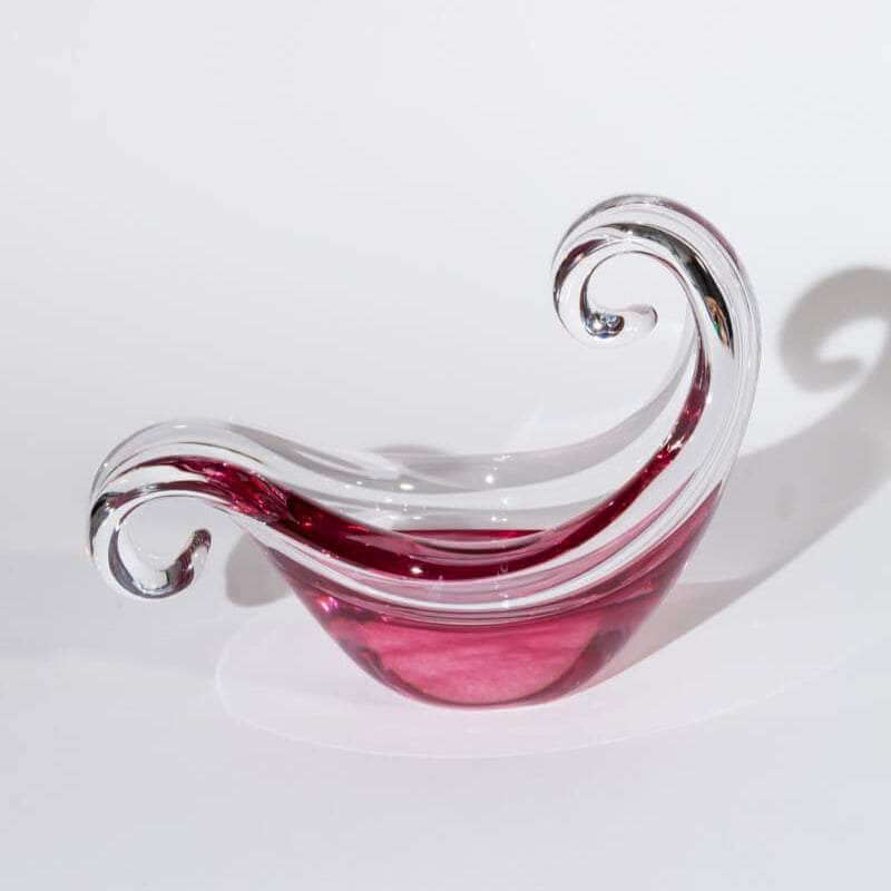 Italian Sculptural Art Glass Bowl
